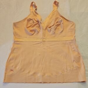 Ruby Ribbon Shapewear Tank in Peach/Nude
